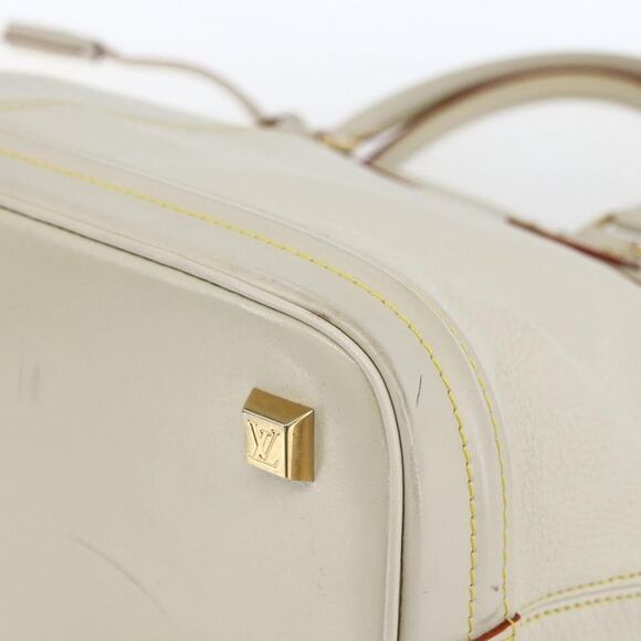 Louis Vuitton Suhali Lockit Handbag Leather White Leather Handbag - Picture 9 of 16